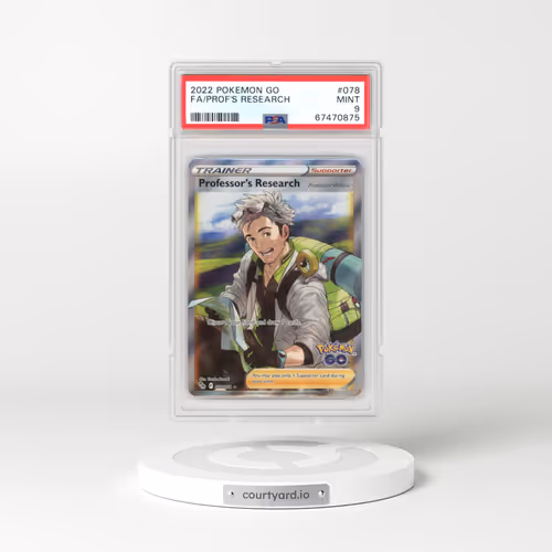2022 Pokémon GO #078 Professor's Research (PSA 9 MINT)