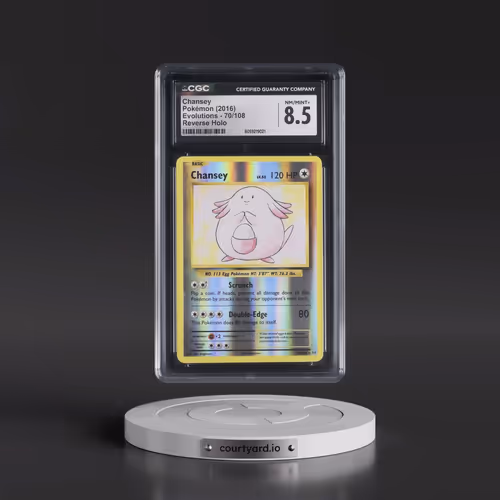 2016 Evolutions #70/108 Chansey - Reverse Holo (CGC 8.5 NM-MT+)