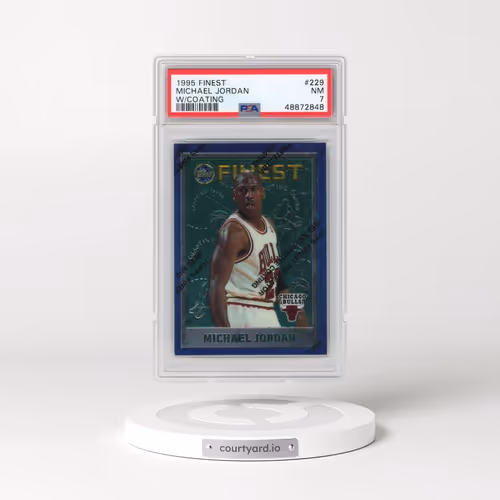 1995 Finest #229 Michael Jordan - w/Coating (PSA 7 NM)