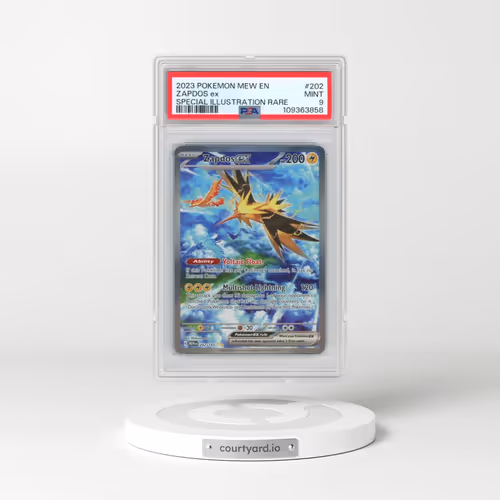 2023 Pokémon Mew EN-151 #202 Zapdos EX - Holo Special Illustration Rare (PSA 9 MINT)