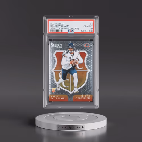 2024 Panini Select Select Certified Rookies #1 Caleb Williams (PSA 10 GEM MINT)