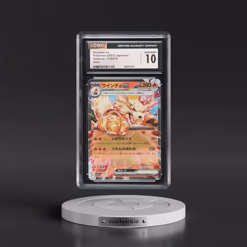 2023 Violet ex #016/078 Arcanine ex - Holo (CGC 10 GEM MINT)