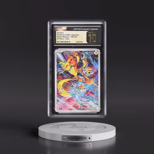 2024 Stellar Miracle #109/102 Zeraora - Art Rare Holo (CGC 10 PRISTINE)