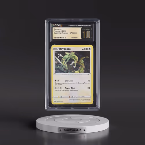 2017 Black Star Promos - Sword & Shield #SWSH029 Rayquaza - (Cosmos Holo) (CGC 10 PRISTINE)