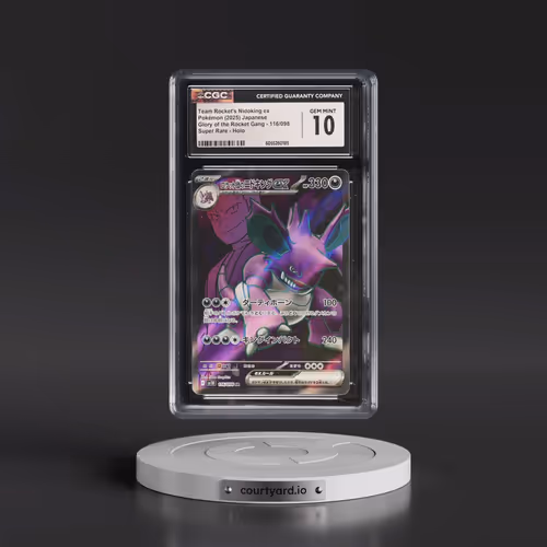 2025 Glory of the Rocket Gang - sv10 #116/098 Team Rocket's Nidoking ex - Super Rare Holo (CGC 10 GE