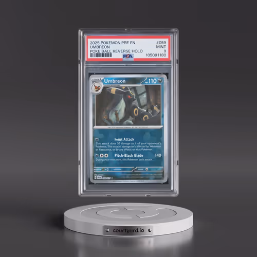 2025 Pokémon Pre EN-Prismatic Evolutions #059 Umbreon - Reverse Holo Poke Ball (PSA 9 MINT)