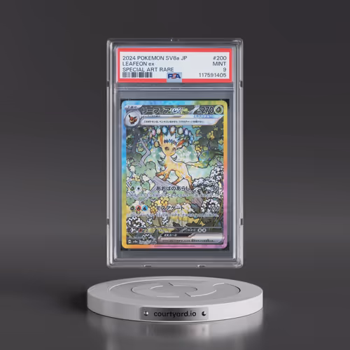 2024 Pokémon Sv8a-Terastal Fest EX #200 Leafeon EX - Holo Special Art Rare (PSA 9 MINT)