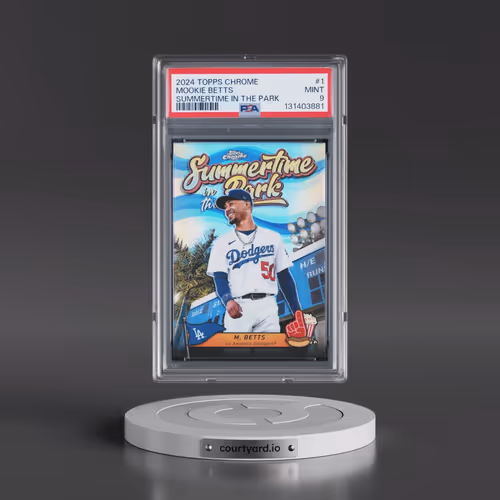 2024 Topps Chrome Summertime in the Park #1 Mookie Betts (PSA 9 MINT)