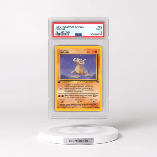 1999 Pokémon Jungle #50 Cubone - 1st Edition (PSA 9 MINT)