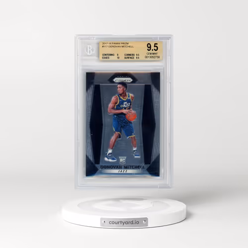 2017 Panini Prizm #117 Donovan Mitchell (BGS 9.5 GEM MINT)