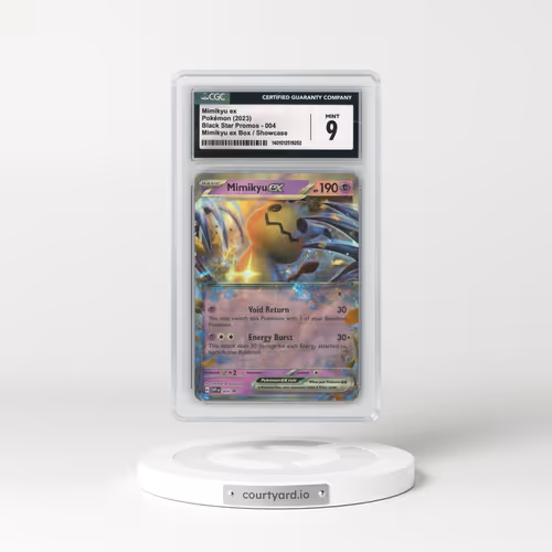 2023 Black Star Promos - Scarlet & Violet SVP EN #004 Mimikyu ex - Mimikyu ex Box / Showcase (CGC 9 MINT)