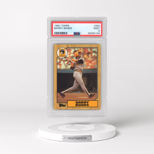1987 Topps #320 Barry Bonds (PSA 9 MINT)