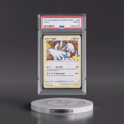 2021 Pokémon Celebrations #022 Lugia (PSA 8 NM-MT)