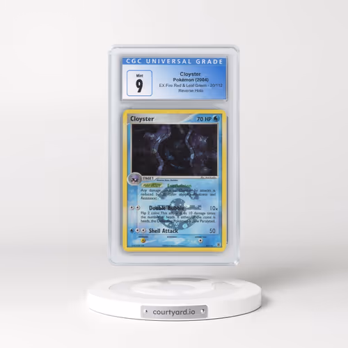 2004 EX Fire Red & Leaf Green #20/112 Cloyster - Reverse Holo (CGC 9 MINT)