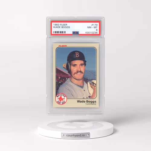 1983 Fleer #179 Wade Boggs (PSA 8 NM-MT)