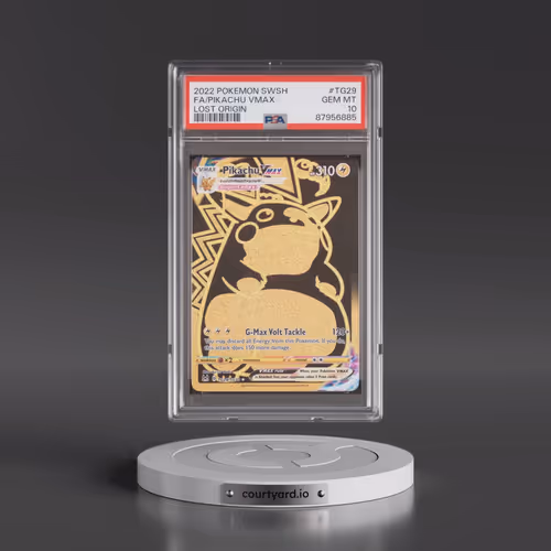 2022 Pokémon Sword & Shield Lost Origin #TG29 Pikachu Vmax - Full Art (PSA 10 GEM MINT)
