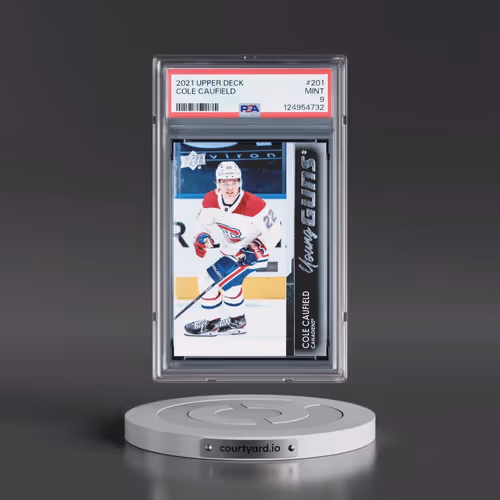 2021-2022 Upper Deck #201 Cole Caufield (PSA 9 MINT)