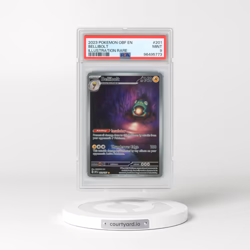 2023 Pokémon Obf EN-Obsidian Flames #201 Bellibolt - Illustration Rare (PSA 9 MINT)