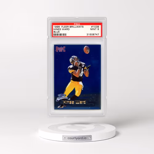 1998 Fleer Brilliants #103B Hines Ward - Blue (PSA 9 MINT)