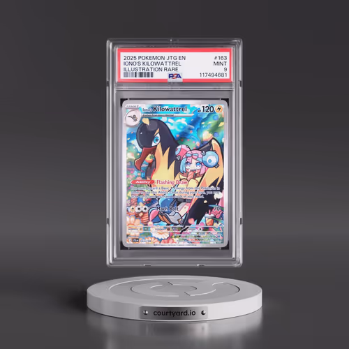 2025 Pokémon Jtg EN-Journey Together #163 Iono's Kilowattrel - Illustration Rare (PSA 9 MINT)
