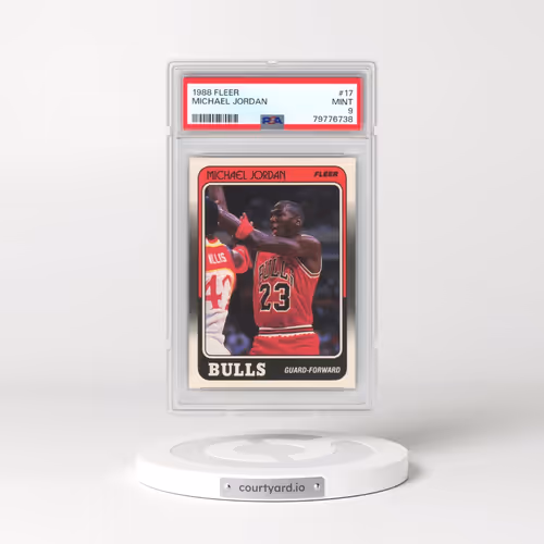 1988 Fleer #17 Michael Jordan (PSA 9 MINT)