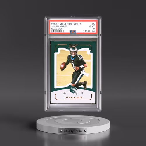 2020 Panini Chronicles Classics #5 Jalen Hurts (PSA 9 MINT)