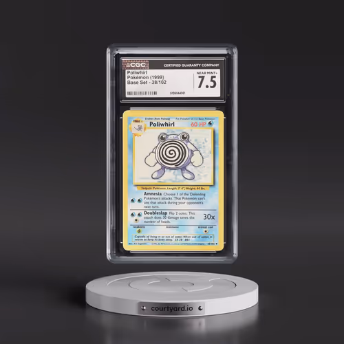 1999 Base Set #38/102 Poliwhirl (CGC 7.5 NM+)