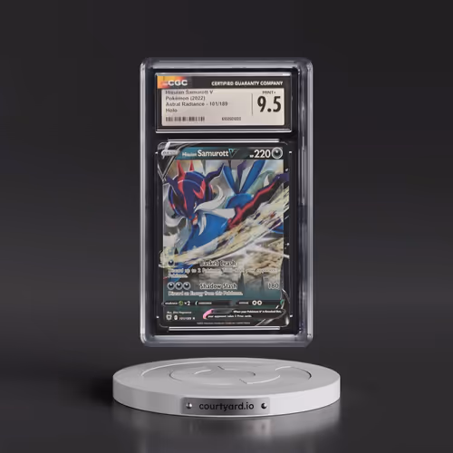 Astral Radiance #101/189 Hisuian Samurott V - Holo (CGC 9.5 MINT+)