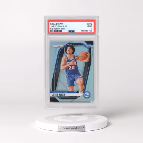 2024 Panini Prizm #222 Jared McCain - Silver Prizm (PSA 9 MINT)
