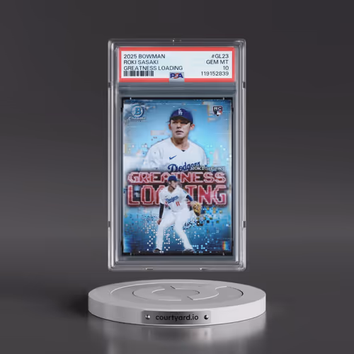 2025 Bowman Greatness Loading #GL23 Roki Sasaki (PSA 10 GEM MINT)