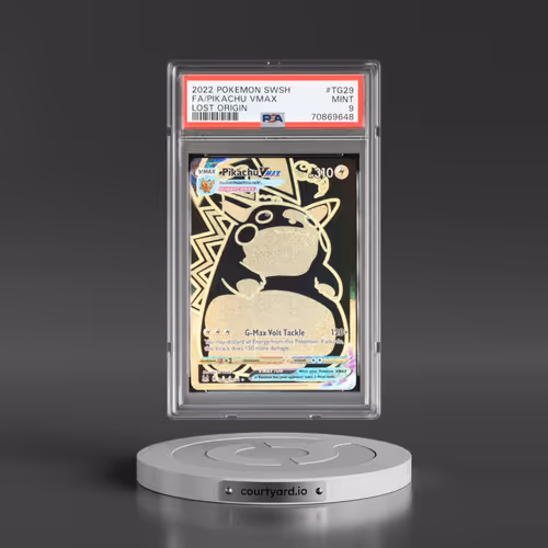 2022 Pokémon Sword & Shield Lost Origin #TG29 Pikachu Vmax - Full Art (PSA 9 MINT)