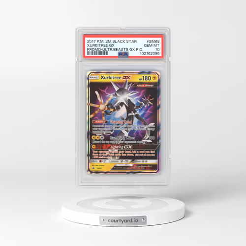 2017 Pokémon SM Black Star Promo #SM68 Xurkitree GX - Holo Ultra Beasts GX Premium Collection (PSA 10 GEM MINT)