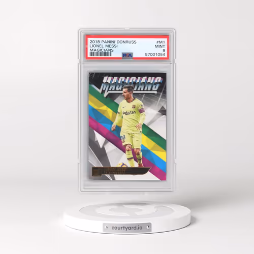2018 Panini Donruss Magicians #M1 Lionel Messi (PSA 9 MINT)
