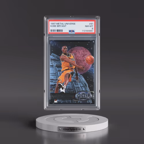 1997 Metal Universe #81 Kobe Bryant (PSA 8 NM-MT)