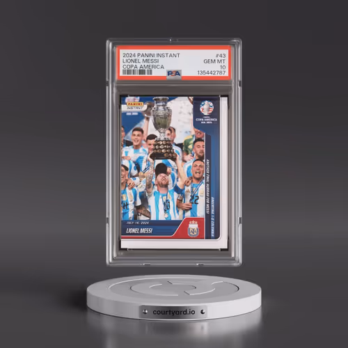 2024 Panini Instant Conmebol Copa America 2024 #43 Lionel Messi (PSA 10 GEM MINT)