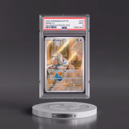 2024 Pokémon Svp EN-SV Black Star Promo #075 Mimikyu - Paldean Fates Pokemon Center Elite Trainer Bo