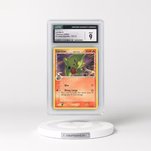 2005 EX Delta Species #73/113 Larvitar δ (CGC 9 MINT)
