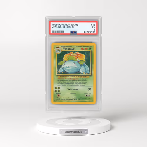 1999 Pokémon Game #15 Venusaur - Holo (PSA 5 EX)