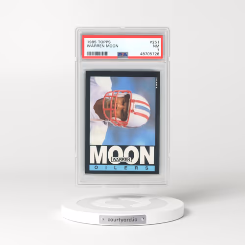 1985 Topps #251 Warren Moon (PSA 7 NM)