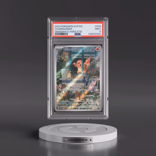 2023 Pokémon Svp EN-SV Black Star Promo #044 Charmander - Obsidian Flames Elite Trainer Box (PSA 9 M