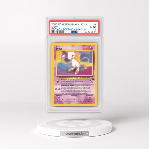 2000 Black Star Promo #8 Mew (PSA 9 MINT)