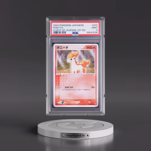 2004 Pokémon Flight of Legends #022 Ponyta - 1st Edition (PSA 9 MINT)