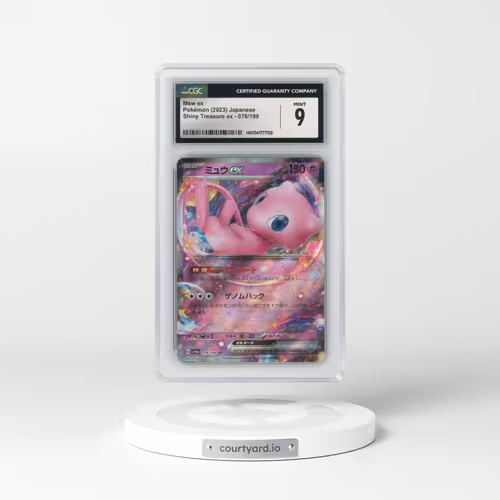 2023 Shiny Treasure ex #076/190 Mew ex (CGC 9 MINT)