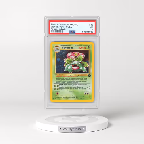 2000 Pokémon Promo Black Star #13 Venusaur - Holo (PSA 7 NM)