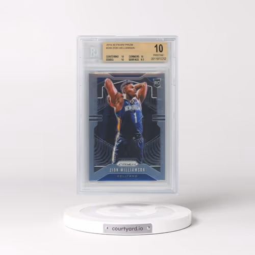2019 Panini Prizm #248 Zion Williamson (BGS 10 PRISTINE)