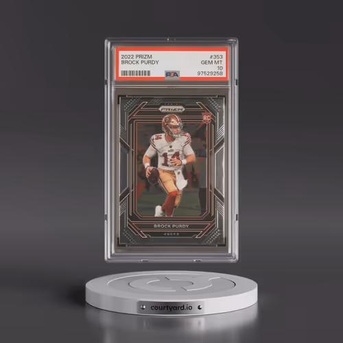 2022 Panini Prizm #353 Brock Purdy (PSA 10 GEM MINT)