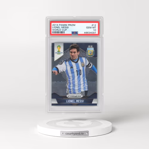 2014 Panini Prizm World Cup #12 Lionel Messi (PSA 10 GEM MINT)
