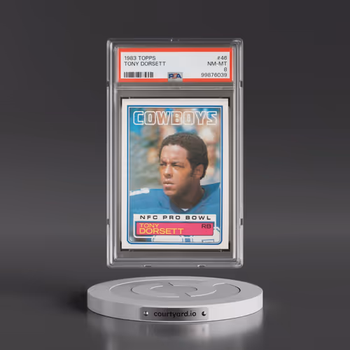 1983 Topps #46 Tony Dorsett (PSA 8 NM-MT)