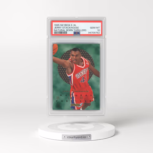 1995 Skybox E-XL Natural Born Thrillers Jerry Stackhouse (PSA 10 GEM MINT)