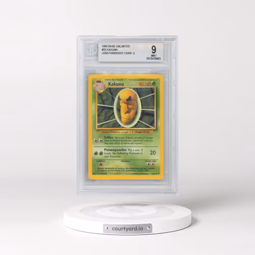 1999 Base Set #33 Kakuna (BGS 9 MINT)
